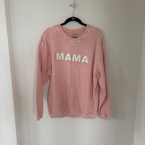Pink 'MAMA' sweatshirt